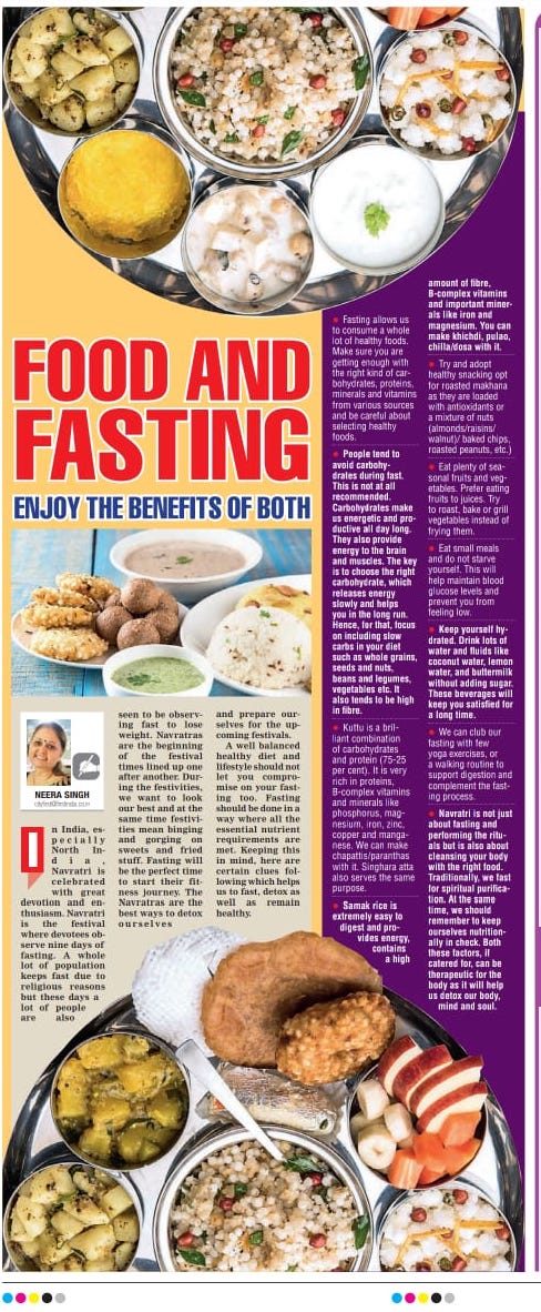 Food and Fasting Enjoy the Benefits of Both